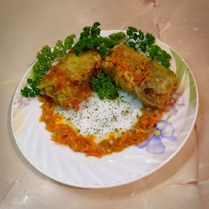 Нежные голубцы из савойской капусты Нежные голубцы из савойской капусты