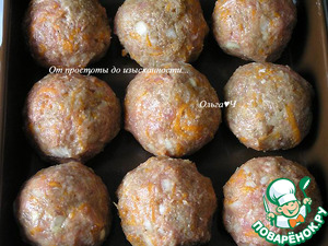 Нежные шарики из индейки с тыквой