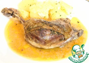 Нежные утиные ножки с ароматным маслом Нежные утиные ножки с ароматным маслом