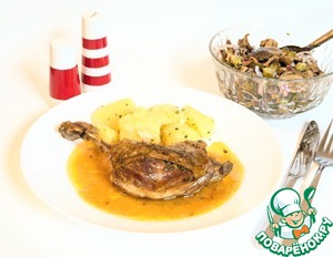 Нежные утиные ножки с ароматным маслом Нежные утиные ножки с ароматным маслом