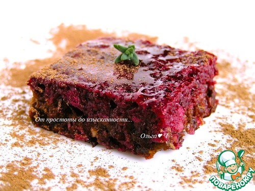 Нежный ягодный десерт или пирожное