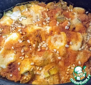 Ньюки с луком-пореем и харисой Ньюки с луком-пореем и харисой