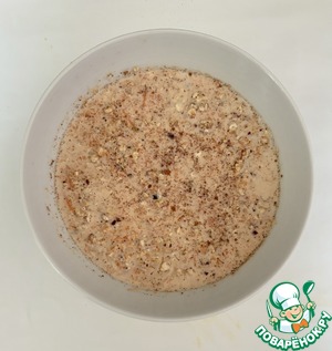 Ночная овсянка с морковью