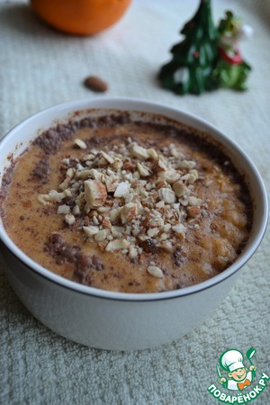 Ночная овсянка с тыквой Ночная овсянка с тыквой