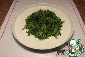 Новогодний салат мандариновый с сыровяленой индейкой Новогодний салат мандариновый с сыровяленой индейкой