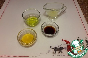 Новогодний салат мандариновый с сыровяленой индейкой Новогодний салат мандариновый с сыровяленой индейкой