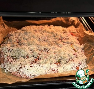 Очень мясная пицца-запеканка Очень мясная пицца-запеканка