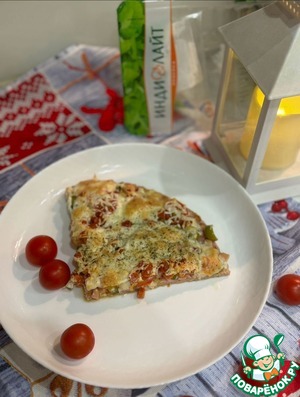 Очень мясная пицца-запеканка Очень мясная пицца-запеканка