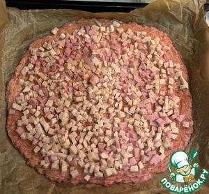 Очень мясная пицца-запеканка Очень мясная пицца-запеканка