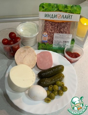 Очень мясная пицца-запеканка Очень мясная пицца-запеканка