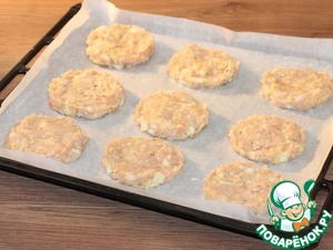 Округлые котлетки с грибной начинкой Округлые котлетки с грибной начинкой