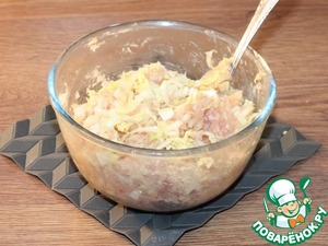Округлые котлетки с грибной начинкой Округлые котлетки с грибной начинкой