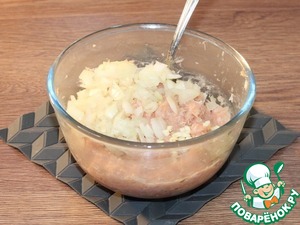 Округлые котлетки с грибной начинкой Округлые котлетки с грибной начинкой