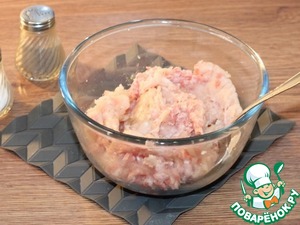 Округлые котлетки с грибной начинкой Округлые котлетки с грибной начинкой