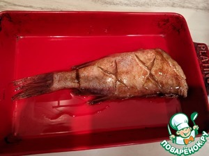 Окунь в ромовом маринаде Окунь в ромовом маринаде