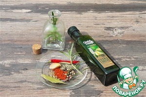 Оливковое масло со специями-классная заправка к салатам