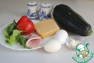Омлет с цуккини Омлет с цуккини