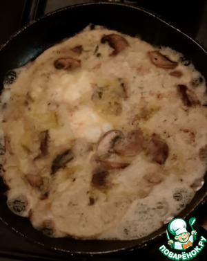 Омлет с грибами фу юнг