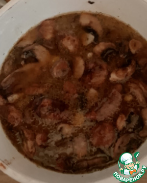 Омлет с грибами фу юнг