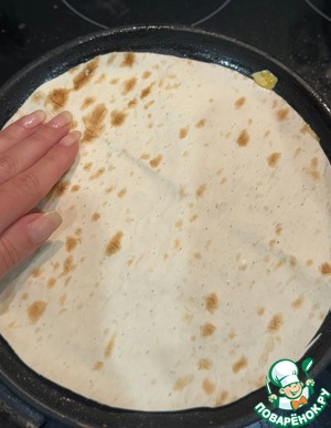 Омлет в лаваше-кругляше Омлет в лаваше-кругляше