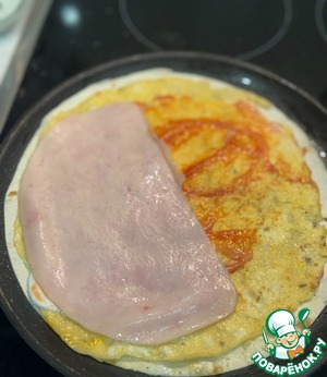 Омлет в лаваше-кругляше Омлет в лаваше-кругляше