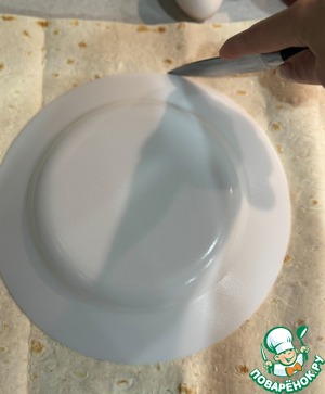 Омлет в лаваше-кругляше Омлет в лаваше-кругляше