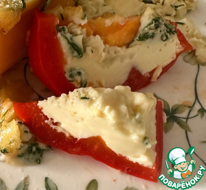 Омлет в перце. Запеченный с сыром Омлет в перце. Запеченный с сыром