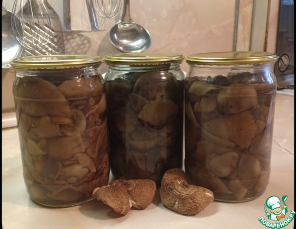 Опята, маринованные без гвоздики