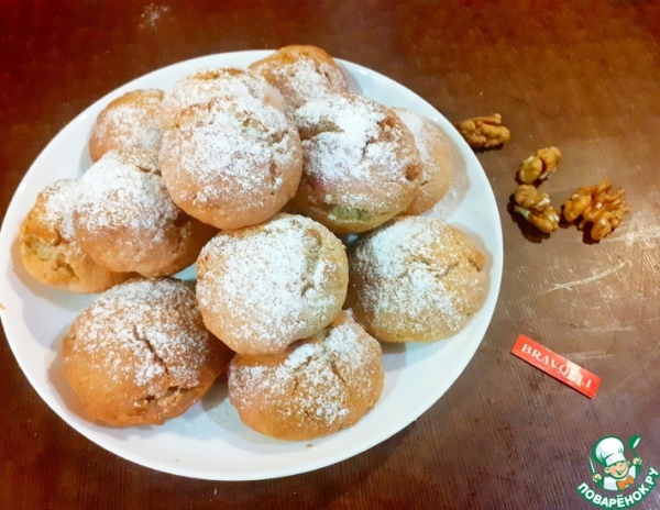 Орехово-медовые пряники с полентой