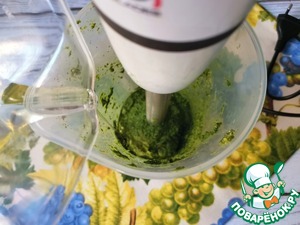 Ореховый соус со шпинатом Ореховый соус со шпинатом