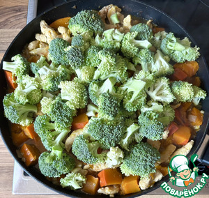 Осеннее рагу с тыквой и брокколи Осеннее рагу с тыквой и брокколи