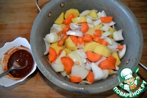 Острое рагу из индейки "А-ля Такторитан"