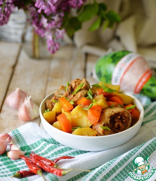 Острое рагу из индейки "А-ля Такторитан"