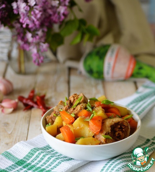 Острое рагу из индейки "А-ля Такторитан"