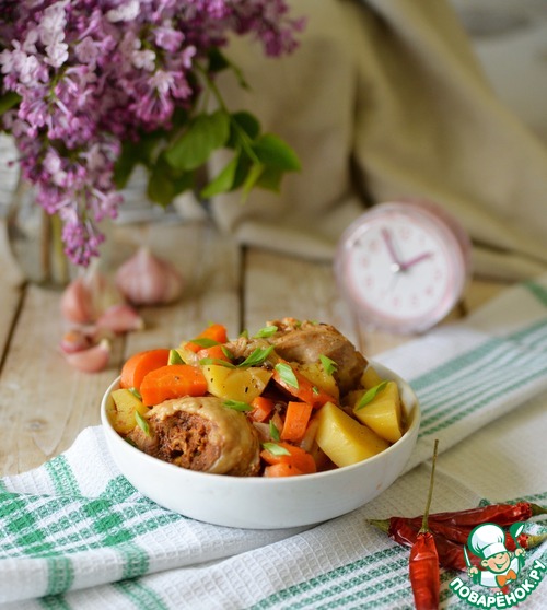 Острое рагу из индейки "А-ля Такторитан"