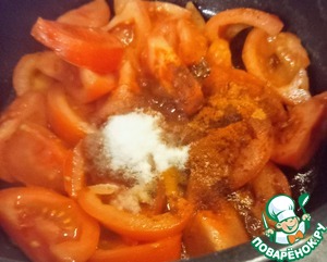 Острый томатный суп Острый томатный суп