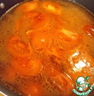 Острый томатный суп Острый томатный суп