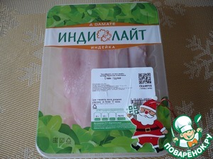 Отбивные из стейка индейки в кляре