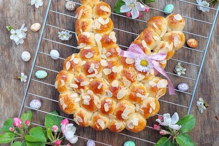 Отрывной пирог "пасхальный кролик" Отрывной пирог "пасхальный кролик"