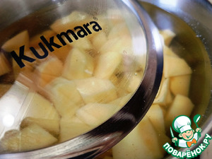 Отварной картофель с сезонной зеленью
