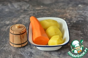 Овощи для "Оливье" за 15 минут