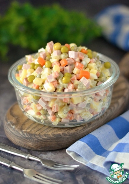 Овощи для "Оливье" за 15 минут