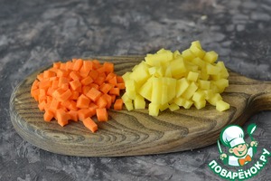 Овощи для "Оливье" за 15 минут