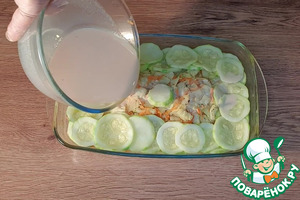 Овощи под молочным соусом