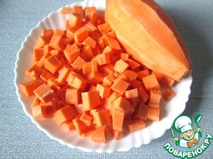 Овощи с бататом на сковороде Овощи с бататом на сковороде