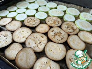 Овощная закуска с баклажанами и кабачками Овощная закуска с баклажанами и кабачками