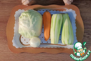 Овощная запеканка с манной крупой