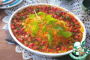Овощная запеканка с манной крупой