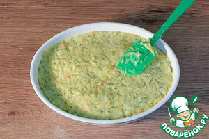 Овощная запеканка с манной крупой