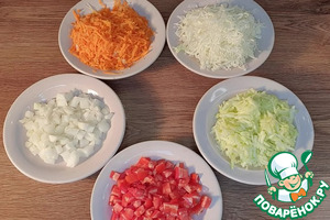 Овощная запеканка с манной крупой